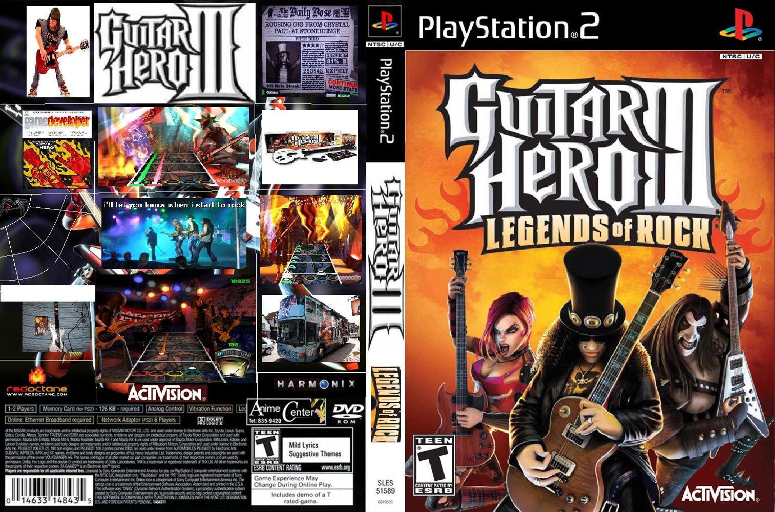 guitar hero games for ps2